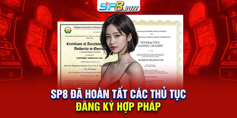 SP8 đã hoàn tất các thủ tục đăng ký hợp pháp